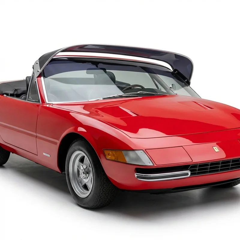 Przyciemniana osłona akrylowa na szybę do Ferrari 365 GTS/4 (1970 - 1974) - 1