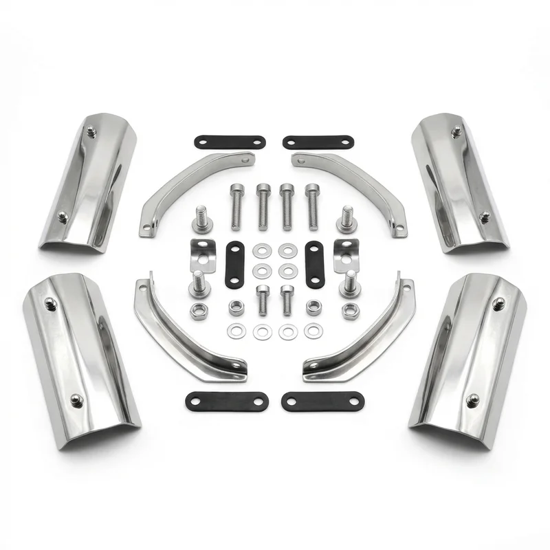 Stainless Steel Mounting Bracket Kit for Ferrari 458 Speciale (2015 - 2015) - 1