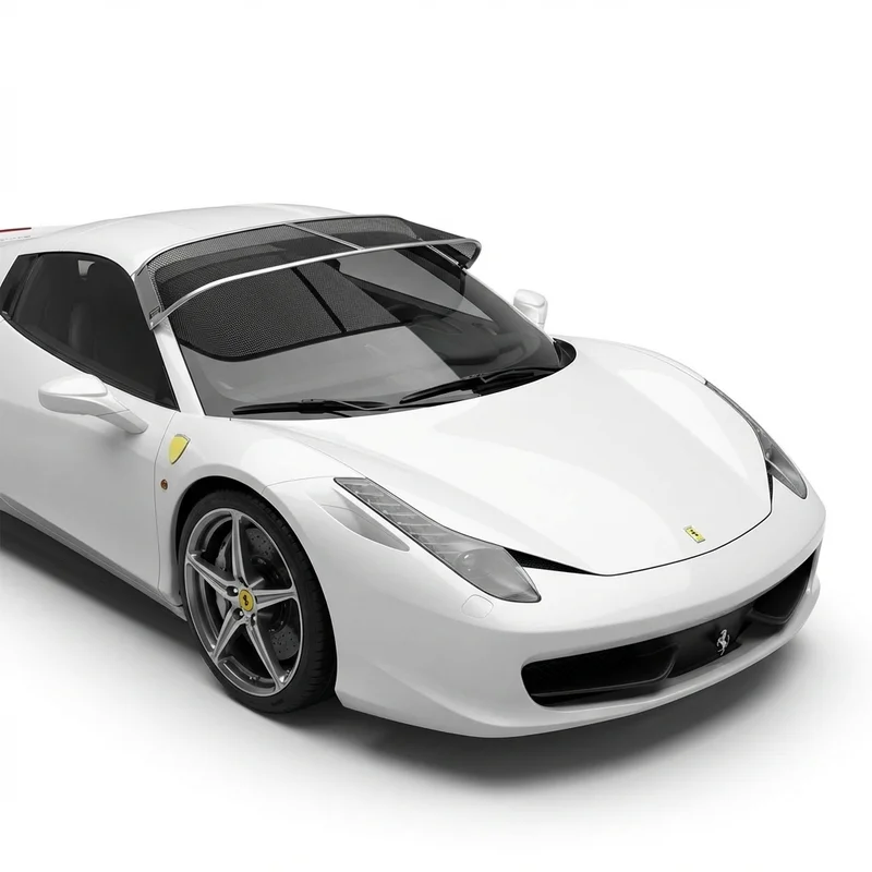 Premium Mesh Windscreen Sunvisor for Ferrari 458 Spider (2012 - 2015) - 1