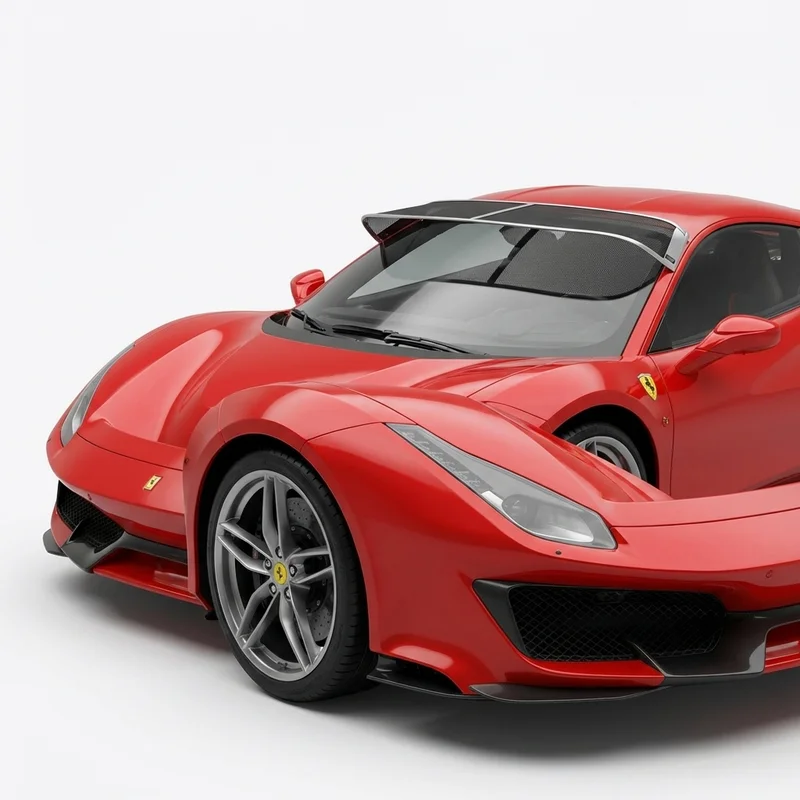 Premium Mesh Windscreen Sunvisor for Ferrari 488 Pista (2019 - 2019) - 1