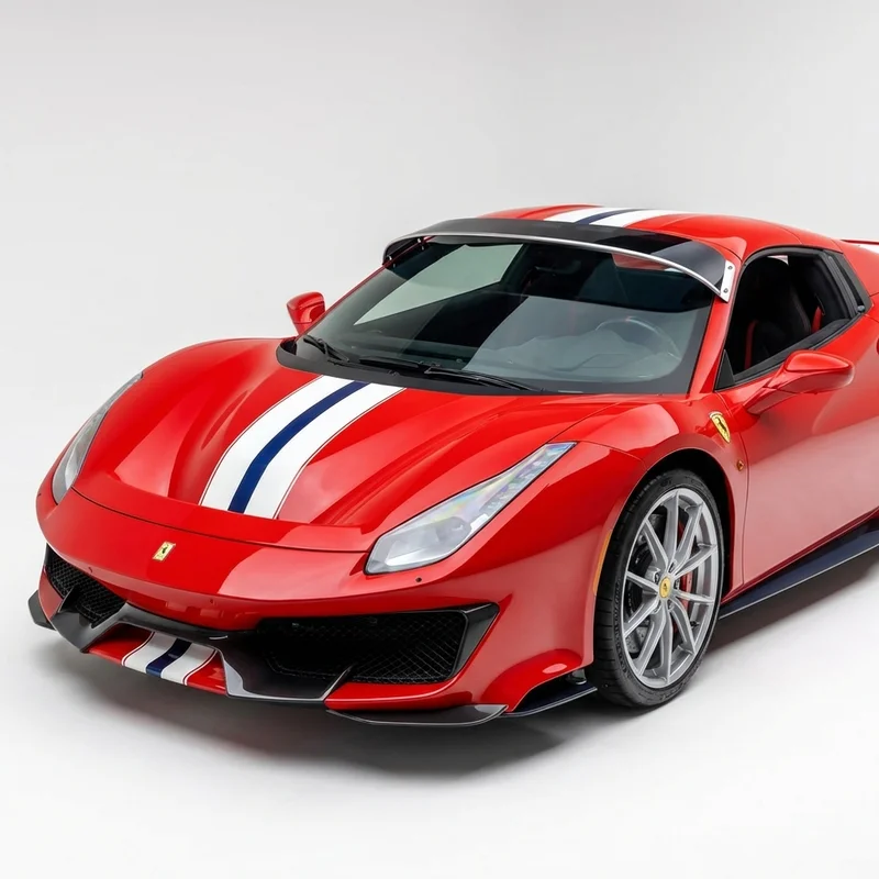 Tinted Acrylic Windscreen Sunvisor for Ferrari 488 Pista Spider (2019 - 2019) - 1