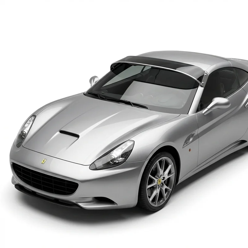 Tinted Acrylic Windscreen Sunvisor for Ferrari California (2009 - 2014) - 1