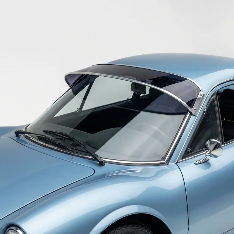 Tinted Acrylic Windscreen Sunvisor for Ferrari Dino 246 GT (1970 - 1973) - 1
