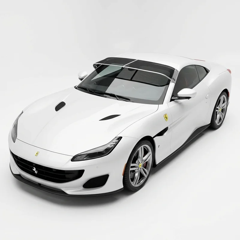 Premium Mesh Windscreen Sunvisor for Ferrari Portofino (2018 - 2019) - 1