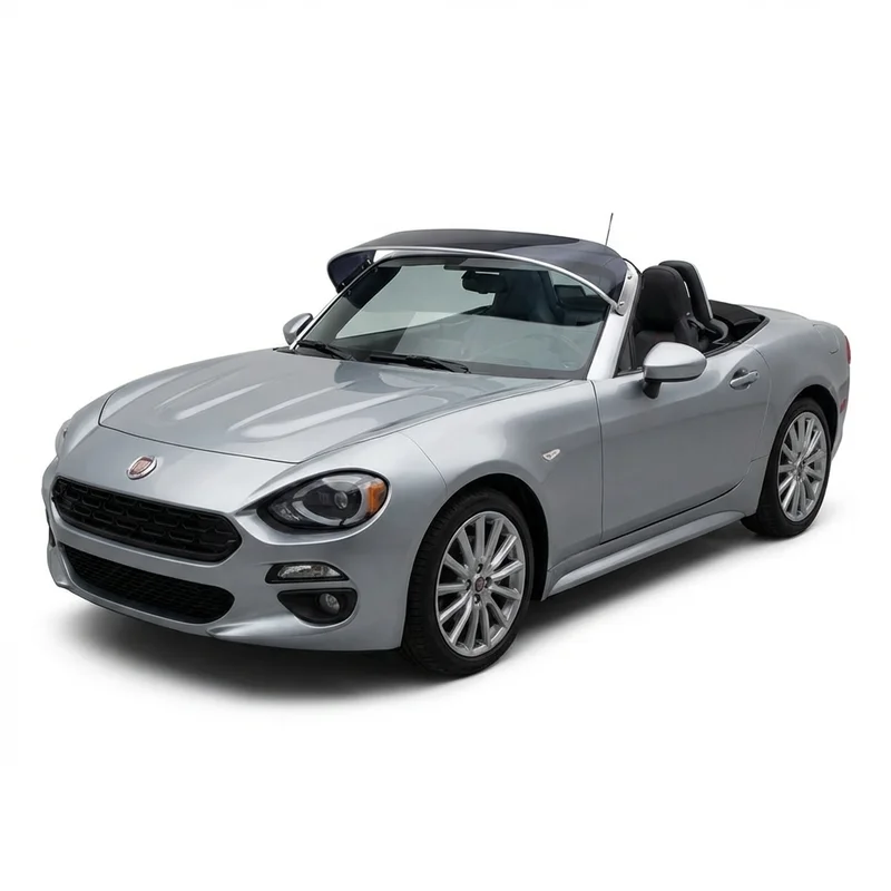 Tinted Acrylic Windscreen Sunvisor for Fiat 124 Spider (2017 - 2020) - 1