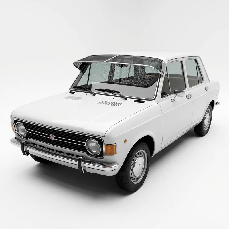 Premium Mesh Windscreen Sunvisor for Fiat 128 (1971 - 1979) - 1