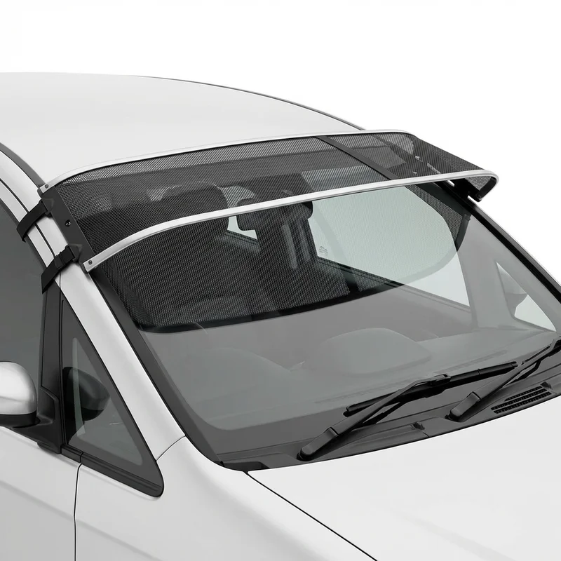 Premium Mesh Windscreen Sunvisor for Fiat Idea (2008 - 2009) - 1