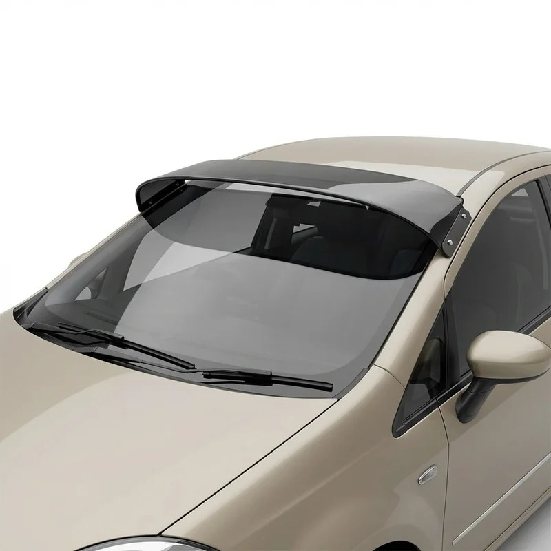 Tinted Acrylic Windscreen Sunvisor for Fiat Linea (2011 - 2011) - 1