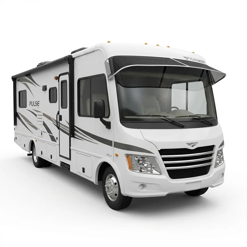 Premium Mesh Windscreen Sunvisor for Fleetwood Pulse (2019 - 2019) - 1