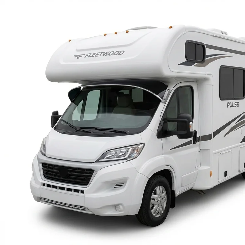 Tinted Acrylic Windscreen Sunvisor for Fleetwood Pulse (2019 - 2019) - 1