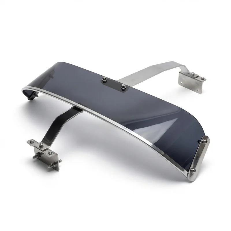 Tinted Acrylic Windscreen Sunvisor for Ford Aspire (1994 - 1997) - 1