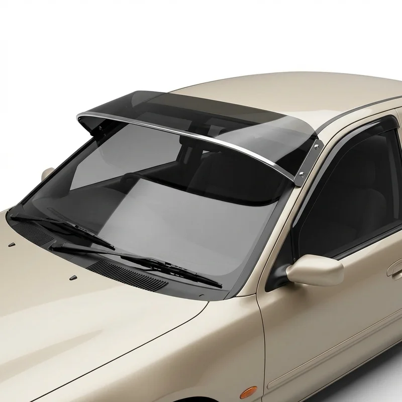 Tinted Acrylic Windscreen Sunvisor for Ford Contour (1995 - 2000) - 1