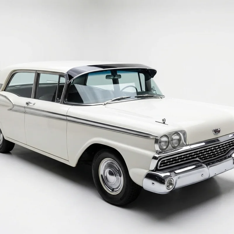 Tonet Akryl-Solskærm til Forrude til Ford Custom 300 (1959 - 1960) - 1