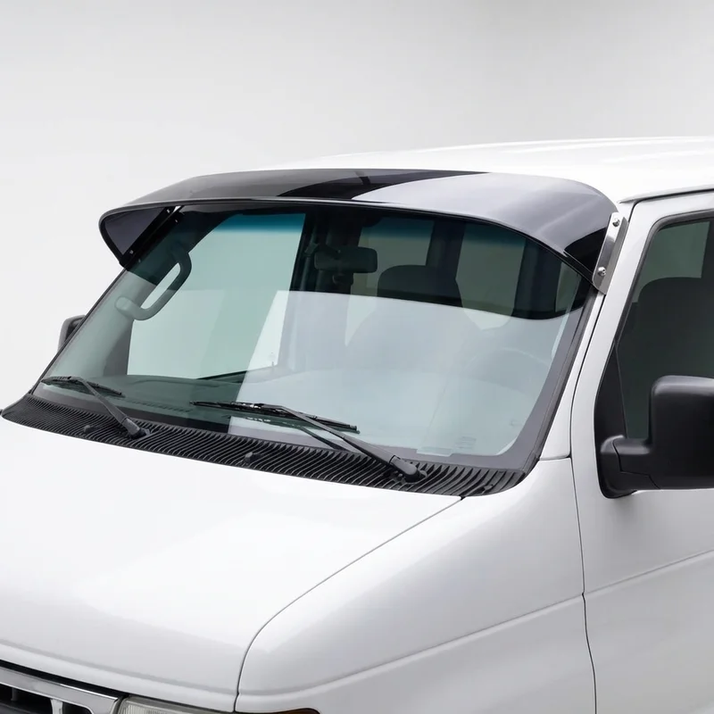 Tinted Acrylic Windscreen Sunvisor for Ford E-150 Club Wagon (2003 - 2005) - 1