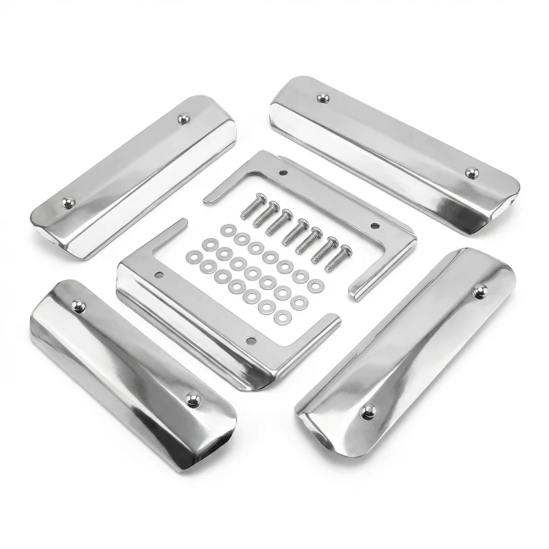 Stainless Steel Mounting Bracket Kit for Ford E-150 Econoline Club Wagon (1975 - 2002) - 1