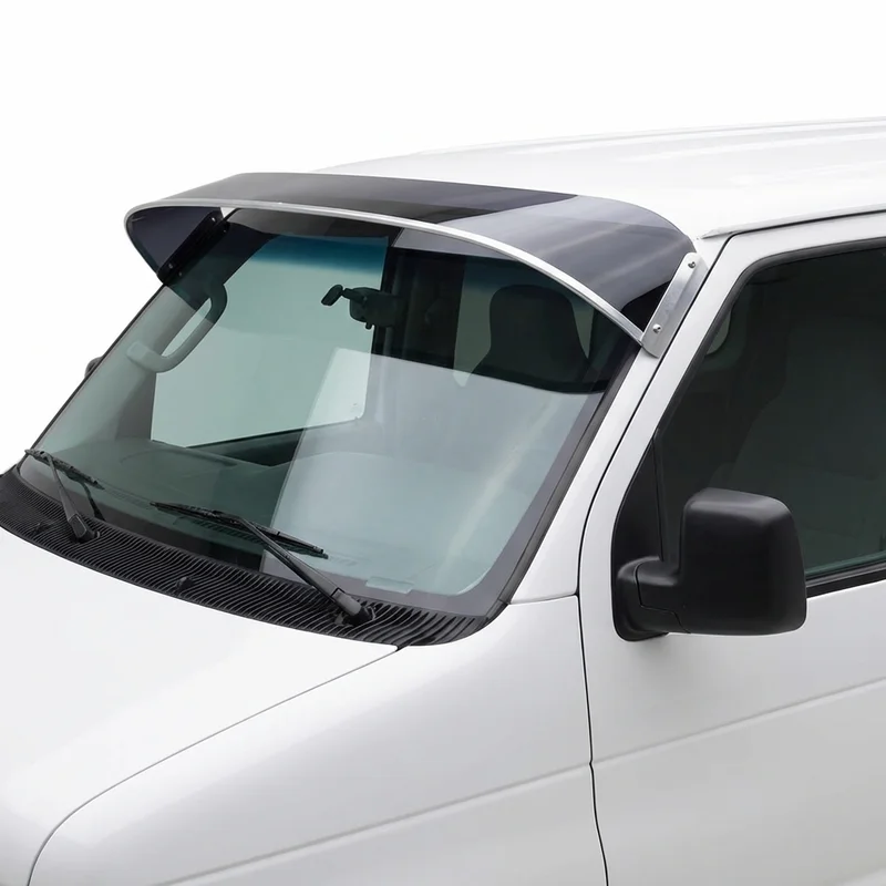 Tinted Acrylic Windscreen Sunvisor for Ford E-150 Econoline (1975 - 2008) - 1