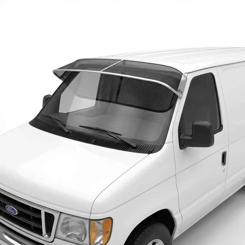 Premium Mesh Windscreen Sunvisor for Ford E-200 Econoline (1969 - 1974) - 1