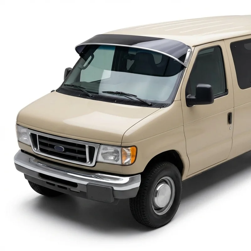 Getönte Acryl-Sonnenschutzblende für Ford E-250 (2003 - 2014) - 1