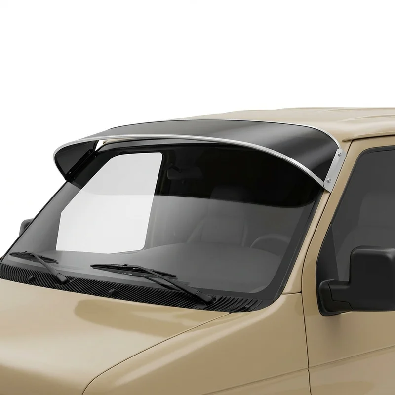 Tinted Acrylic Windscreen Sunvisor for Ford Econoline Super Duty (1996 - 1999) - 1