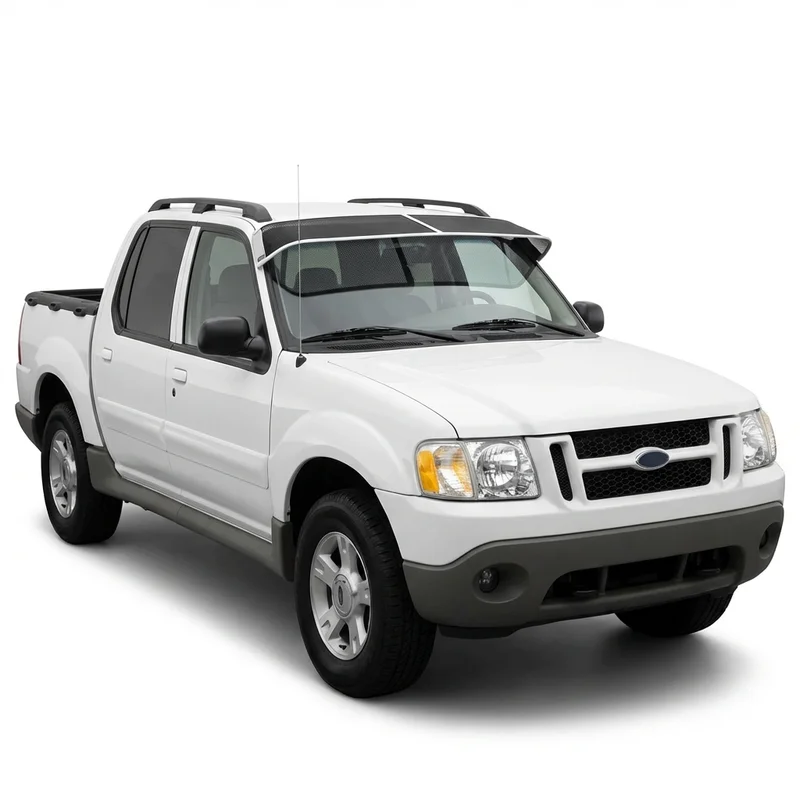 Premium Mesh Windscreen Sunvisor for Ford Explorer Sport Trac (2001 - 2010) - 1