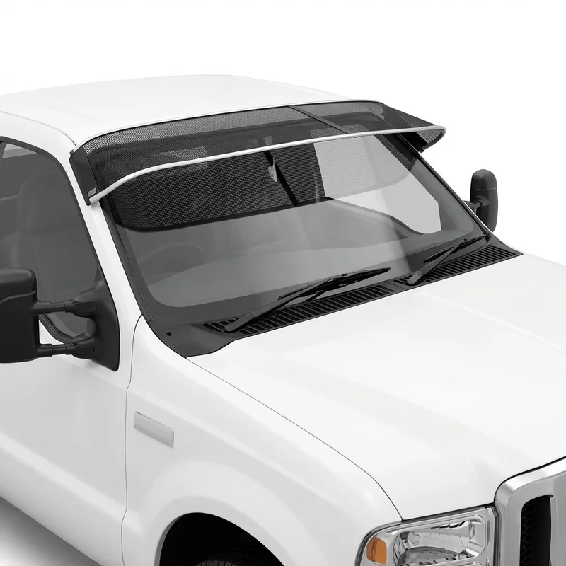 Premium Mesh Windscreen Sunvisor for Ford F-250 HD (1997 - 1997) - 1