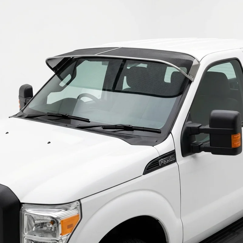 Premium Mesh Windscreen Sunvisor for Ford F-350 (1961 - 2016) - 1