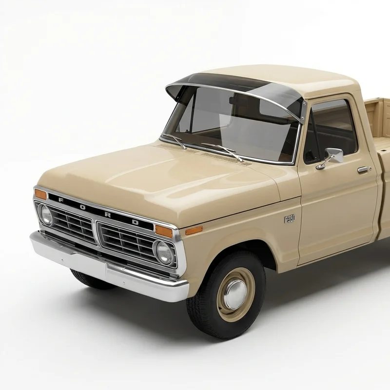 Tinted Acrylic Windscreen Sunvisor for Ford F-350 (1961 - 2016) - 1