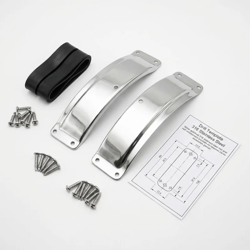 Stainless Steel Mounting Bracket Kit for Ford F-650 (2000 - 2025) - 1