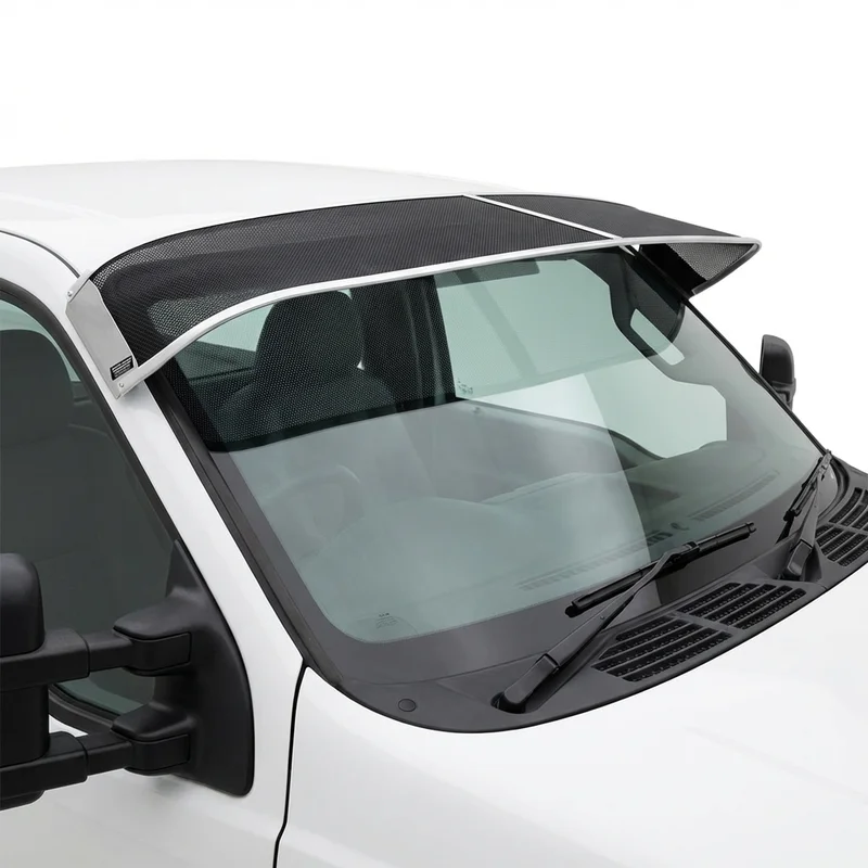 Premium Mesh Windscreen Sunvisor for Ford F-650 (2000 - 2025) - 1
