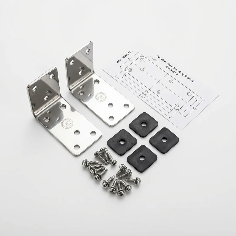 Stainless Steel Mounting Bracket Kit for Ford F-Super Duty (1988 - 1997) - 1