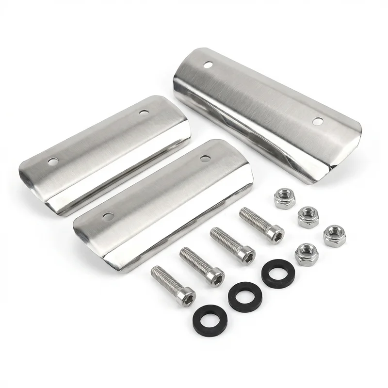 Stainless Steel Mounting Bracket Kit for Ford Figo (2016 - 2021) - 1