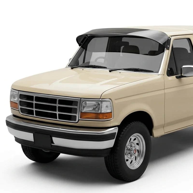 Tinted Acrylic Windscreen Sunvisor for Ford Lobo (1997 - 2021) - 1