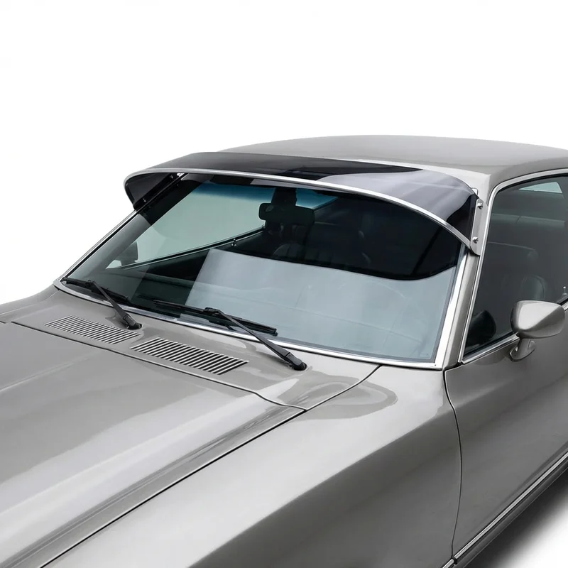 Tinted Acrylic Windscreen Sunvisor for Ford Mustang II (1974 - 1978) - 1