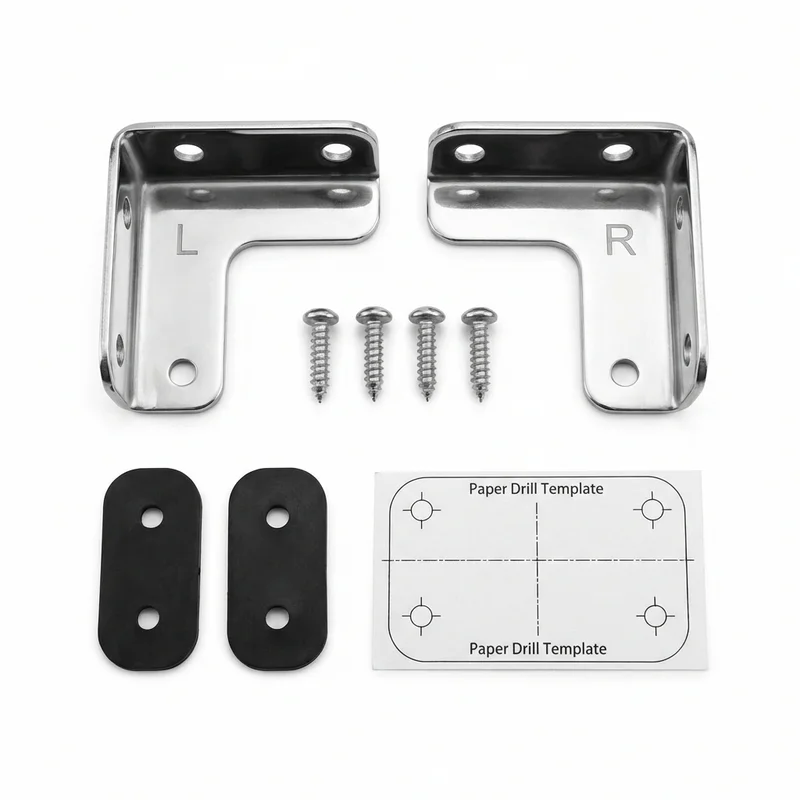 Stainless Steel Mounting Bracket Kit for Ford Mustang Mach-E (2021 - 2025) - 1
