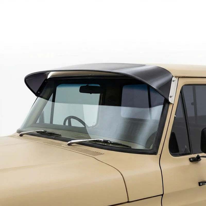 Tinted Acrylic Windscreen Sunvisor for Ford P-500 (1975 - 1977) - 1