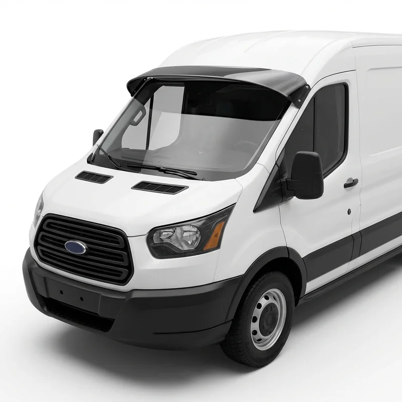 Getönte Acryl-Sonnenschutzblende für Ford Transit-150 (2015 - 2025) - 1