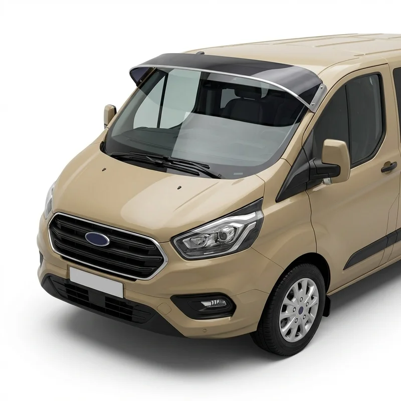 Tinted Acrylic Windscreen Sunvisor for Ford Transit Custom (2014 - 2023) - 1