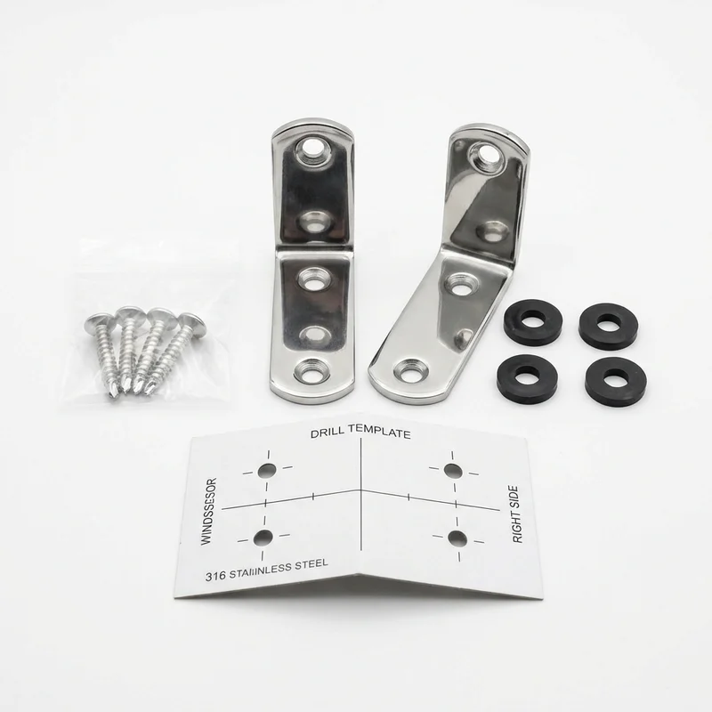 Stainless Steel Mounting Bracket Kit for Forest River Forester Classic (2020 - 2022) - 1