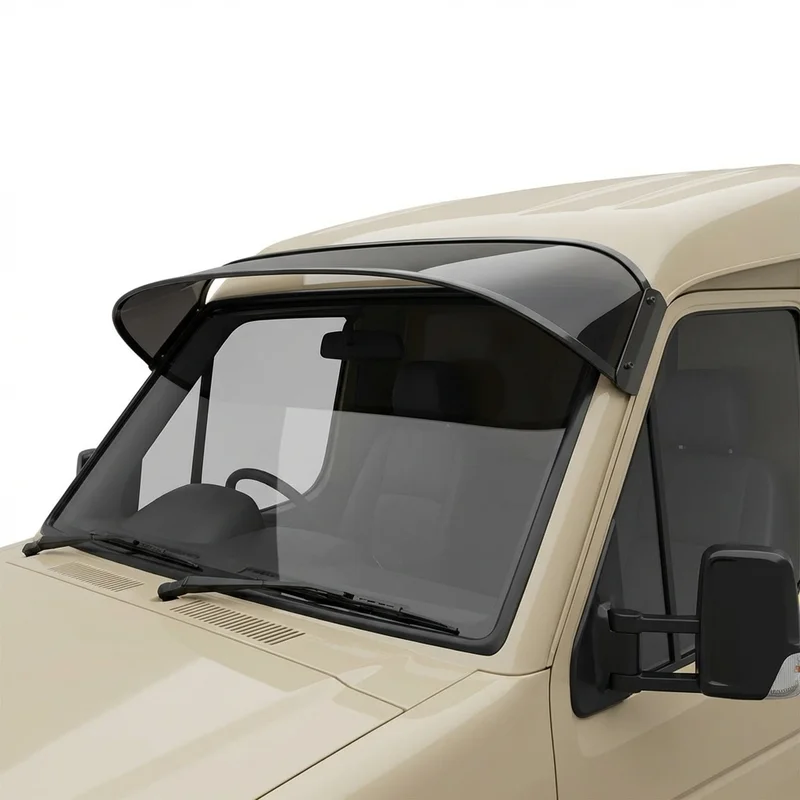 Tinted Acrylic Windscreen Sunvisor for Forest River Sunseeker MBS (2019 - 2022) - 1