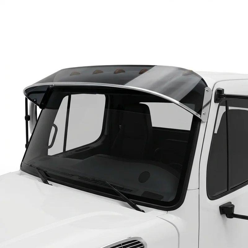 Tinted Acrylic Windscreen Sunvisor for Freightliner 108SD (2012 - 2021) - 1