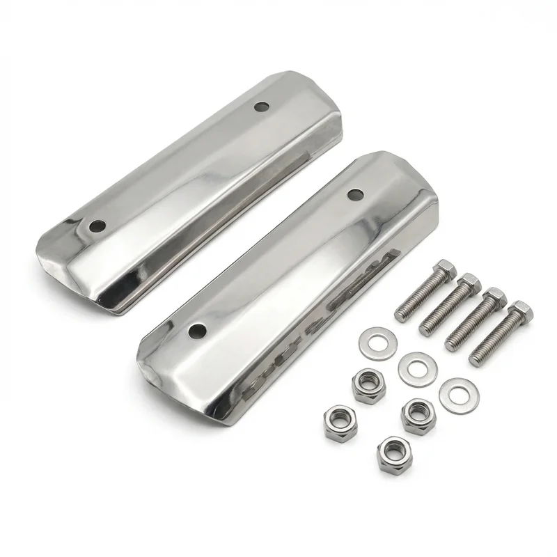 Stainless Steel Mounting Bracket Kit for Freightliner 114SD (2012 - 2021) - 1