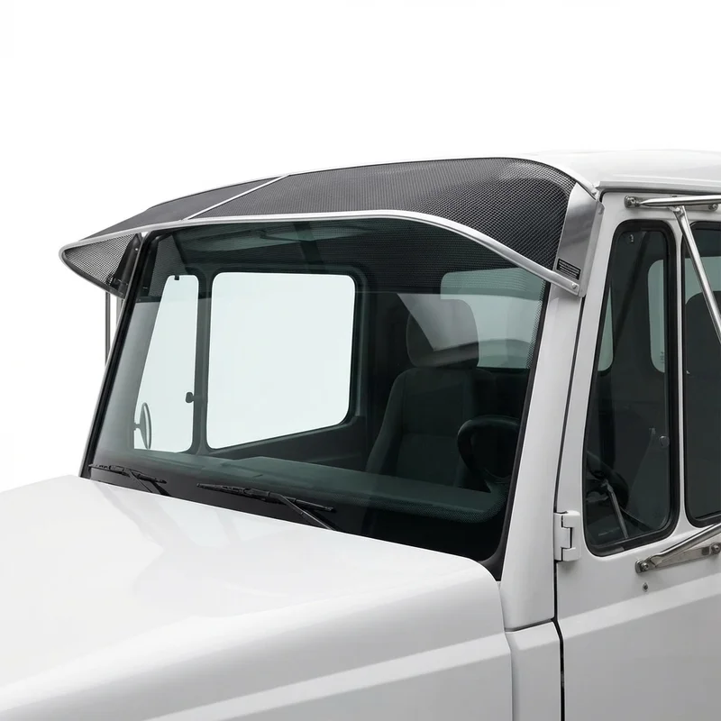 Premium Mesh Windscreen Sunvisor for Freightliner FL50 (1995 - 2005) - 1