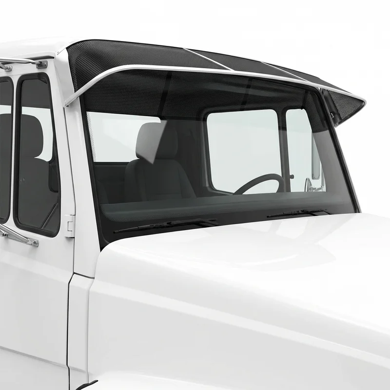 Premium Mesh Windscreen Sunvisor for Freightliner FL70 (1991 - 2005) - 1
