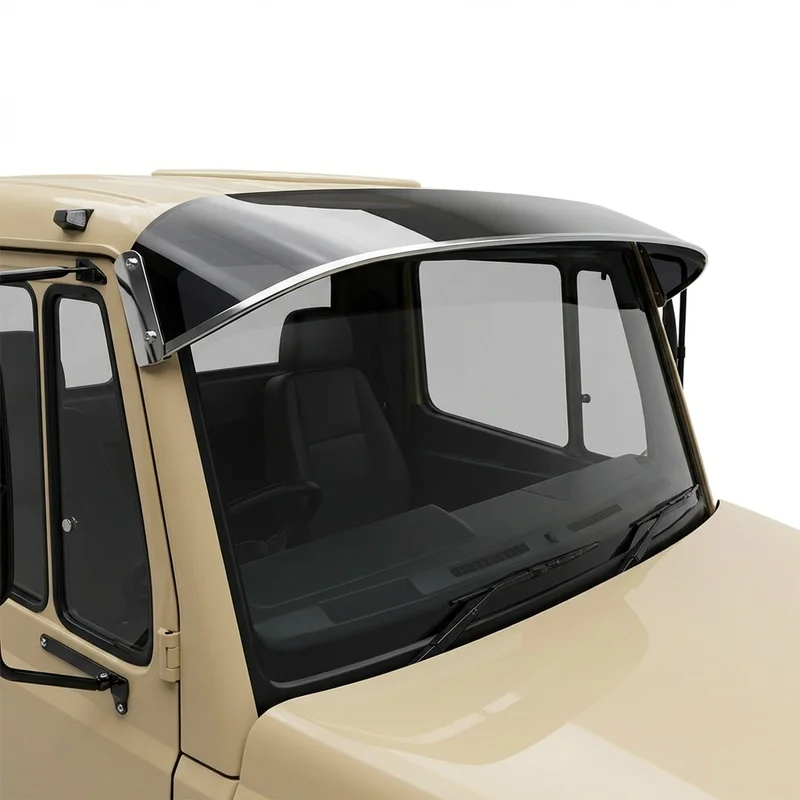 Tinted Acrylic Windscreen Sunvisor for Freightliner MB60 (1992 - 1995) - 1