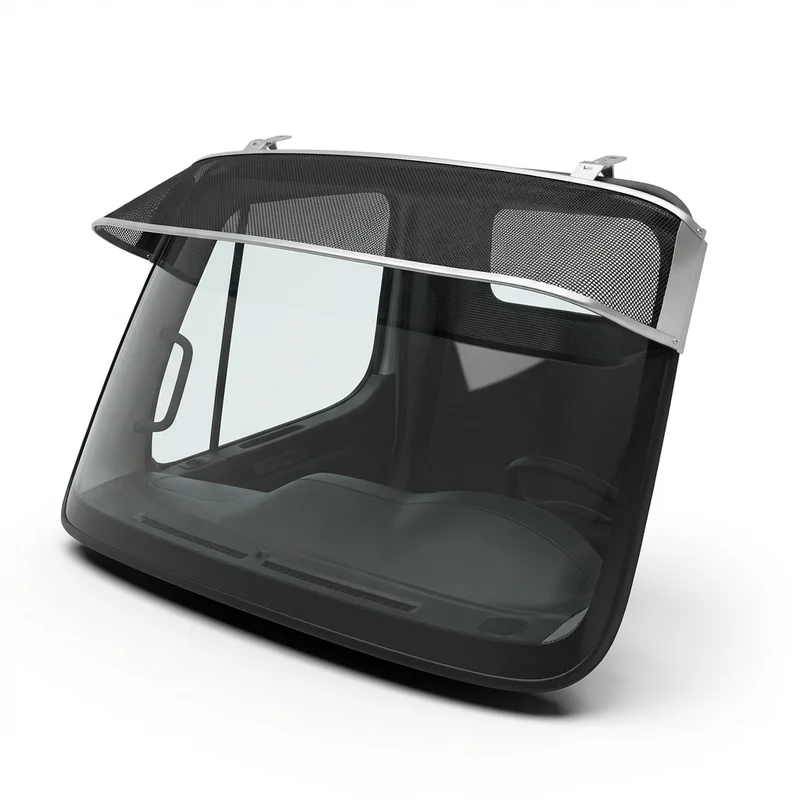 Premium Mesh Windscreen Sunvisor for Freightliner Sport Chassis (2001 - 2019) - 1