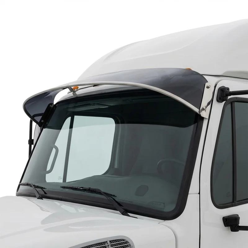 Tinted Acrylic Windscreen Sunvisor for Freightliner XBA (2019 - 2019) - 1