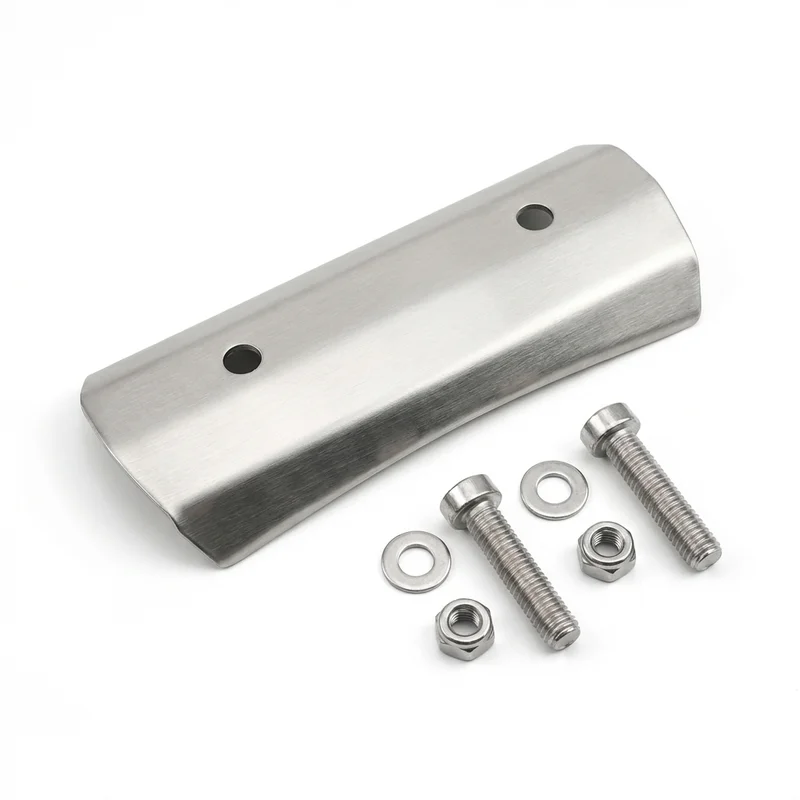Stainless Steel Mounting Bracket Kit for Freightliner XC Raised Rail (2019 - 2019) - 1