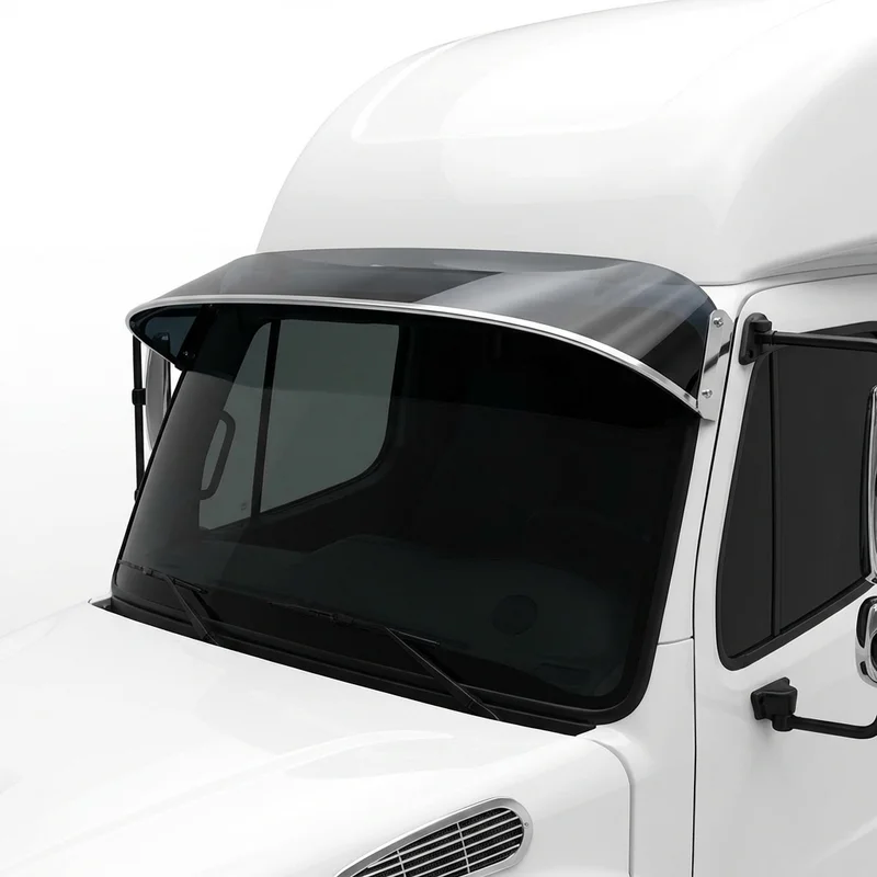 Tinted Acrylic Windscreen Sunvisor for Freightliner XC Raised Rail (2019 - 2019) - 1