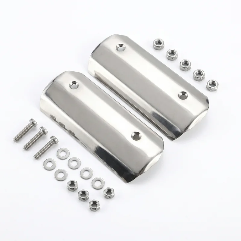 Stainless Steel Mounting Bracket Kit for Freightliner XC Straight Rail (2019 - 2019) - 1