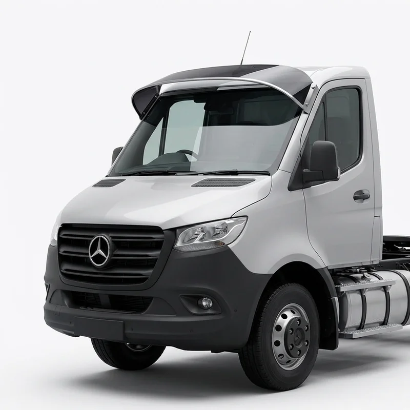 Tinted Acrylic Windscreen Sunvisor for Freightliner XC Straight Rail (2019 - 2019) - 1